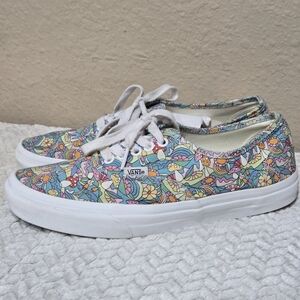 Vans Mushroom Floral Psychedelic Multicolor Sneaker Shoes
